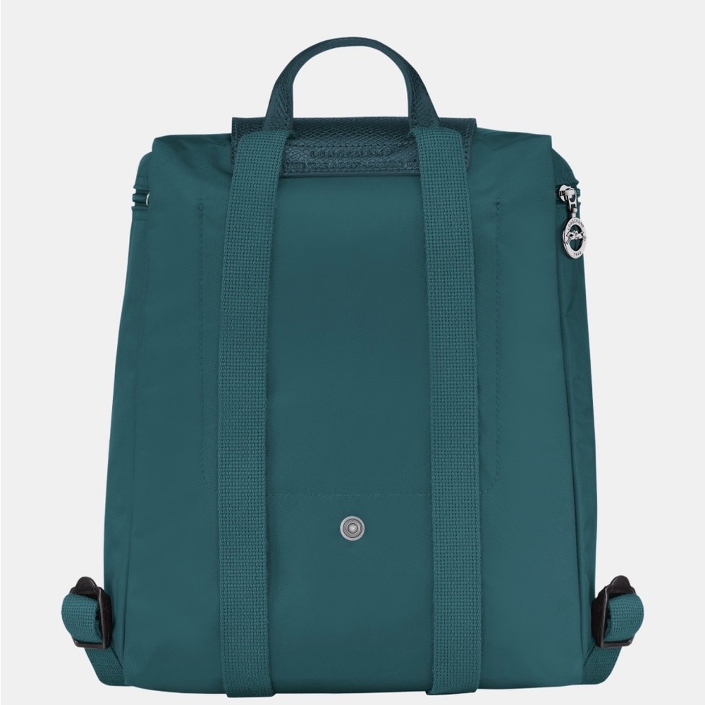 Longchamp Le Pliage Green M Backpack -  Peacock (Teal) - Picture 2 of 13